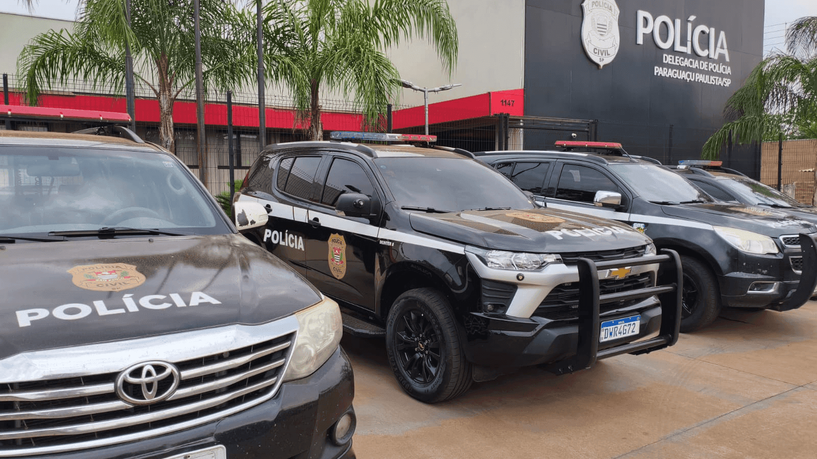 Participaram policiais dos estados de São Paulo e Goiás