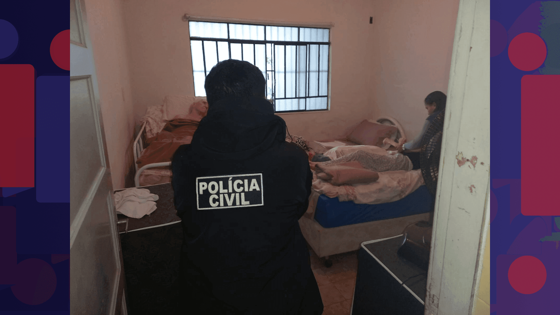 A equipe chegou ao local após denúncias de más condições e exposição a riscos.
