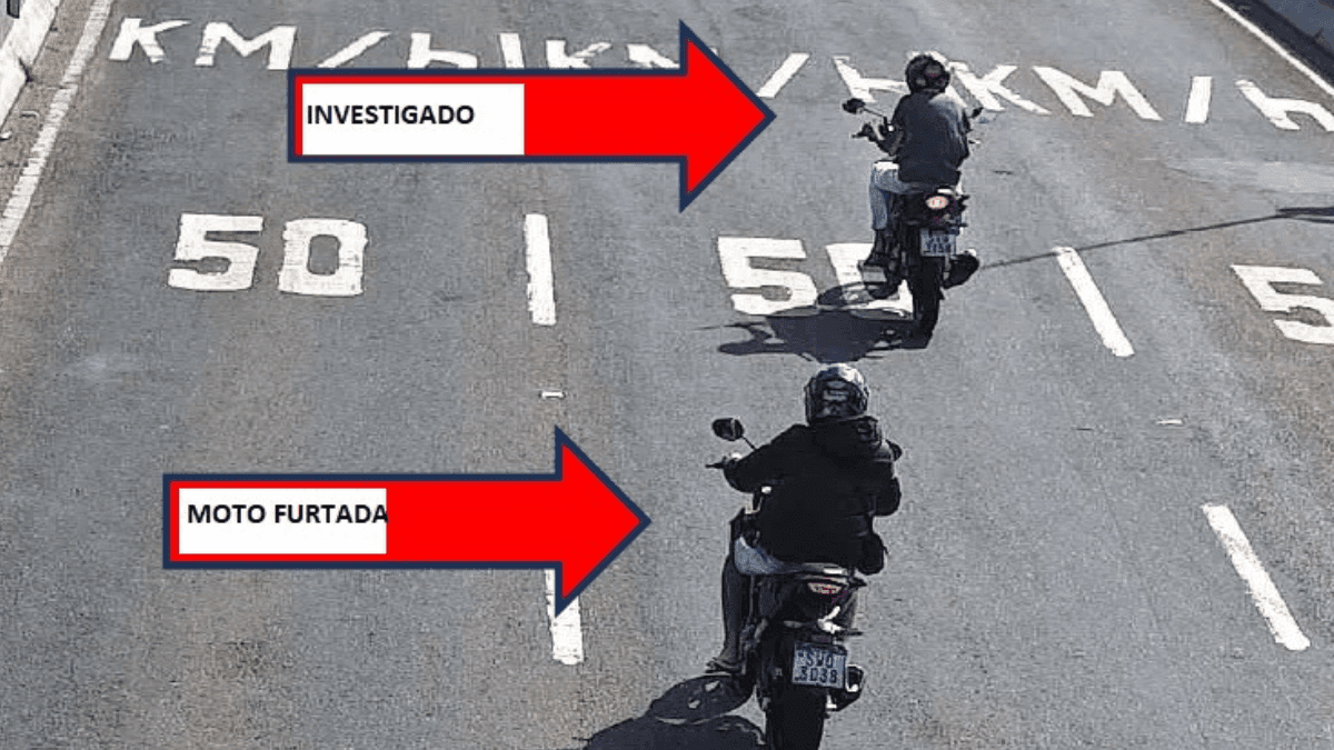 Imagem de um dos furtos realizados que está sendo investigado