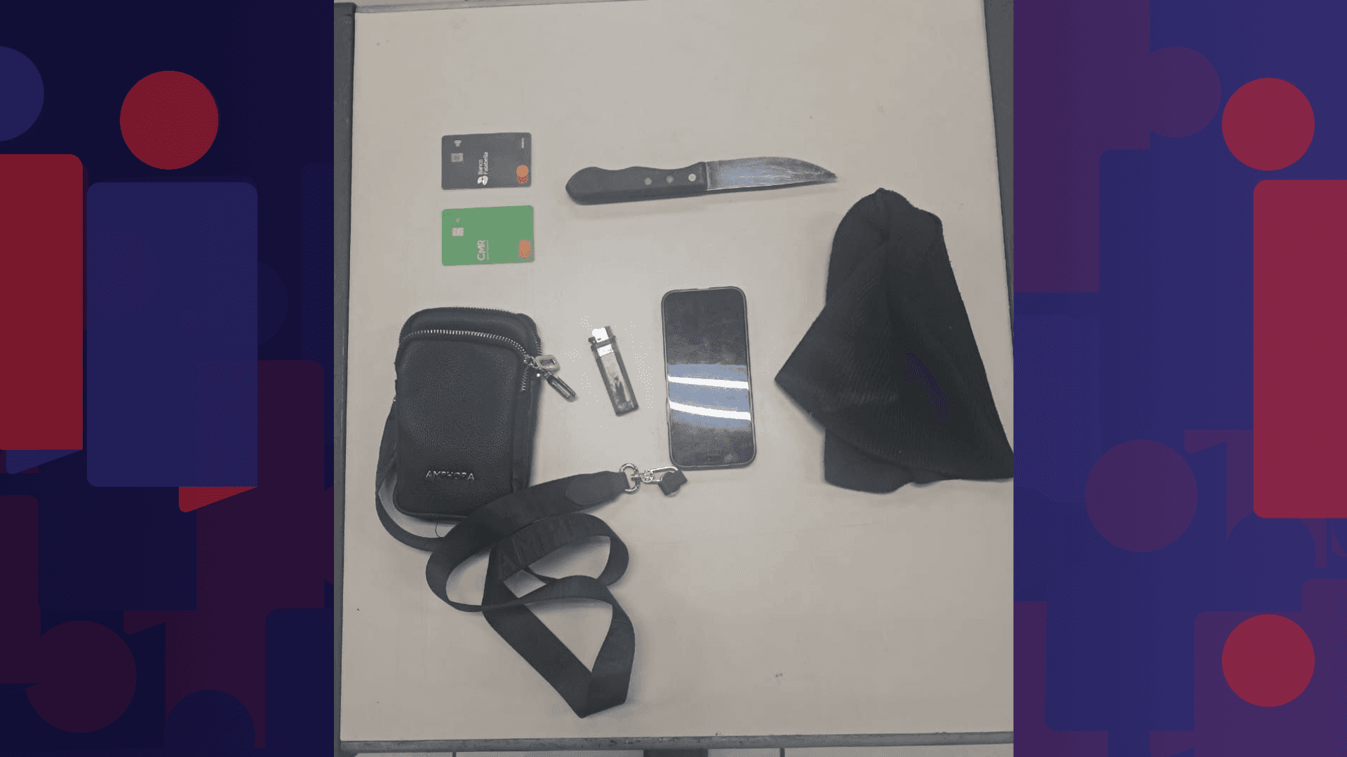 O criminoso, de 30 anos, foi detido por Agentes da Operação Segurança Presente