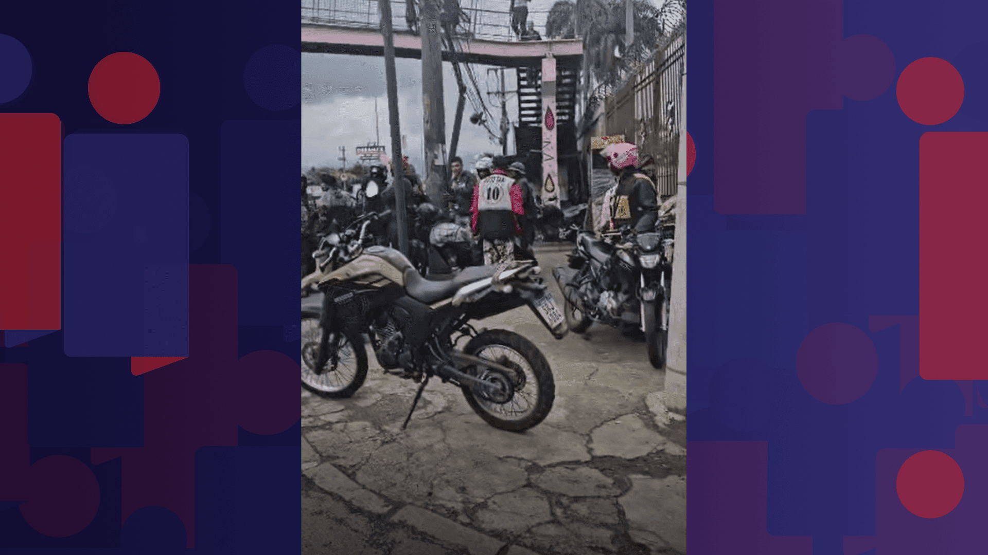 A manifestação se dá após ação da PM para ocupar o Complexo do Chapadão