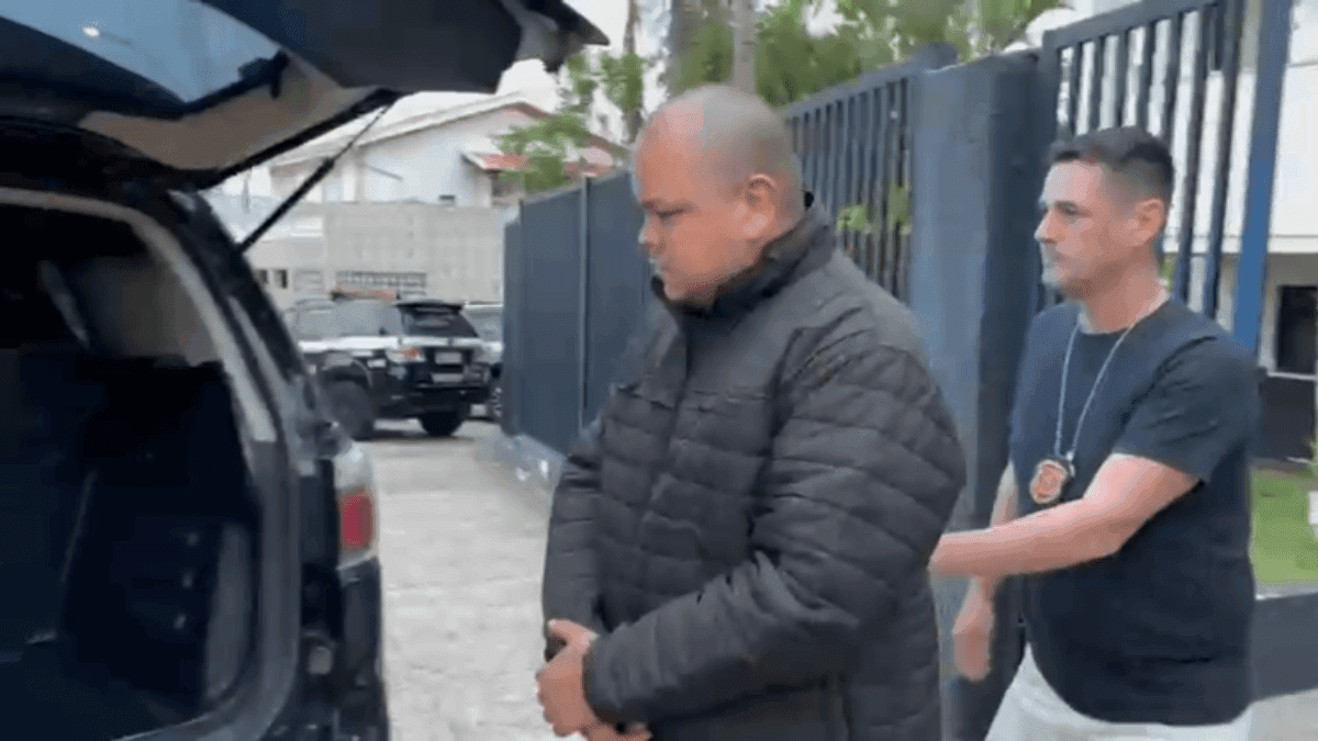 Ele foi preso em Hortolândia (SP) na casa de sua companheira