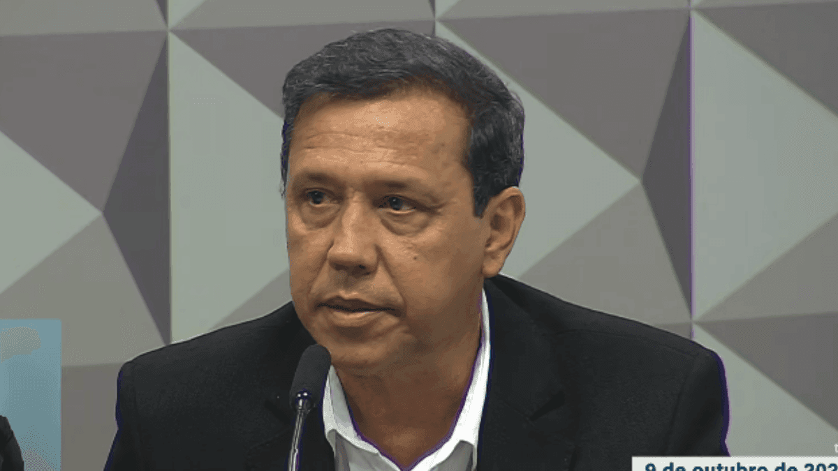 Milton Baptista de Souza Filho em depoimento na CPMI