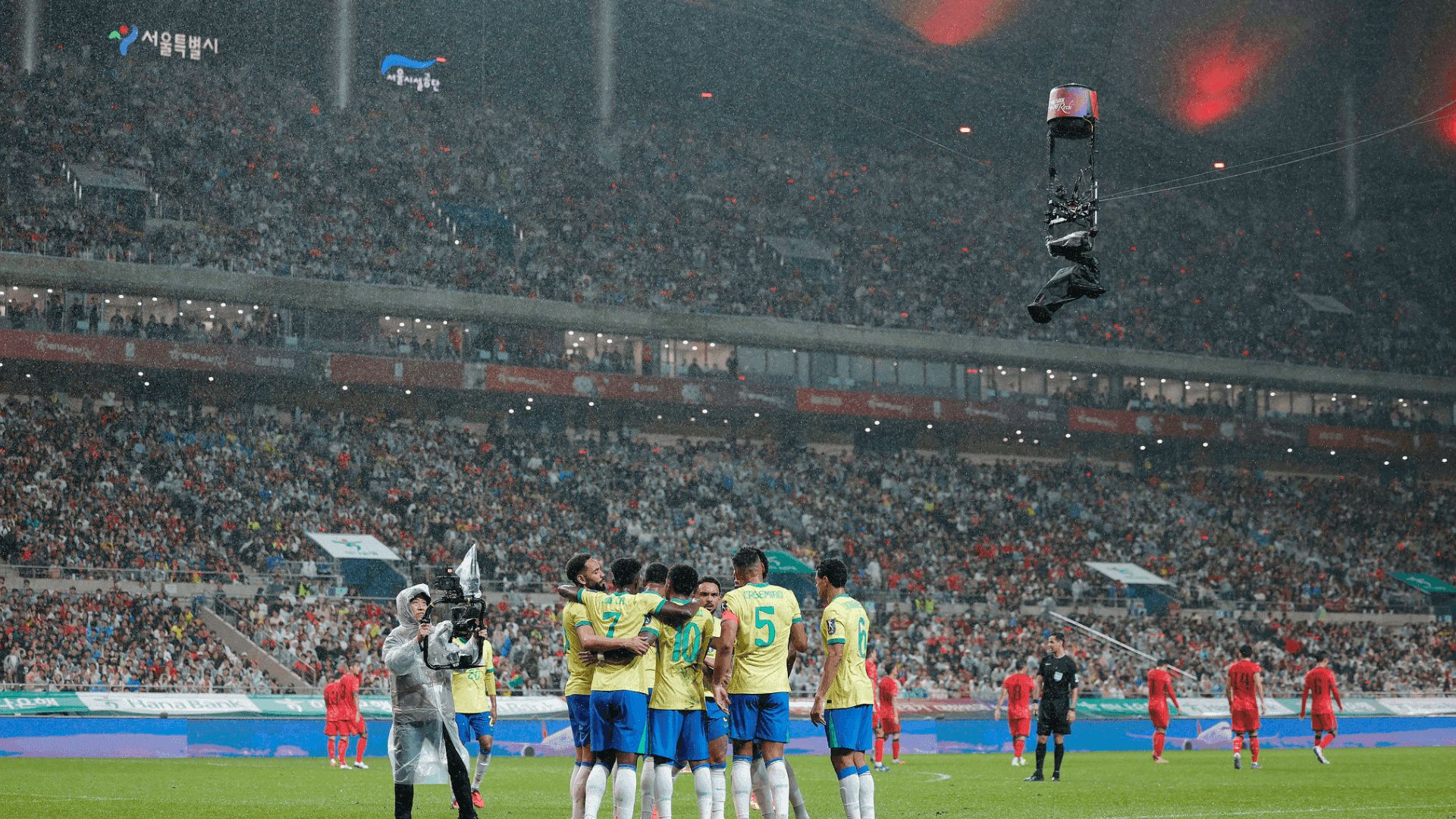 Sob comando de Ancelotti, Seleção mostra sintonia entre ataque e meio em goleada contra a Coreia do Sul