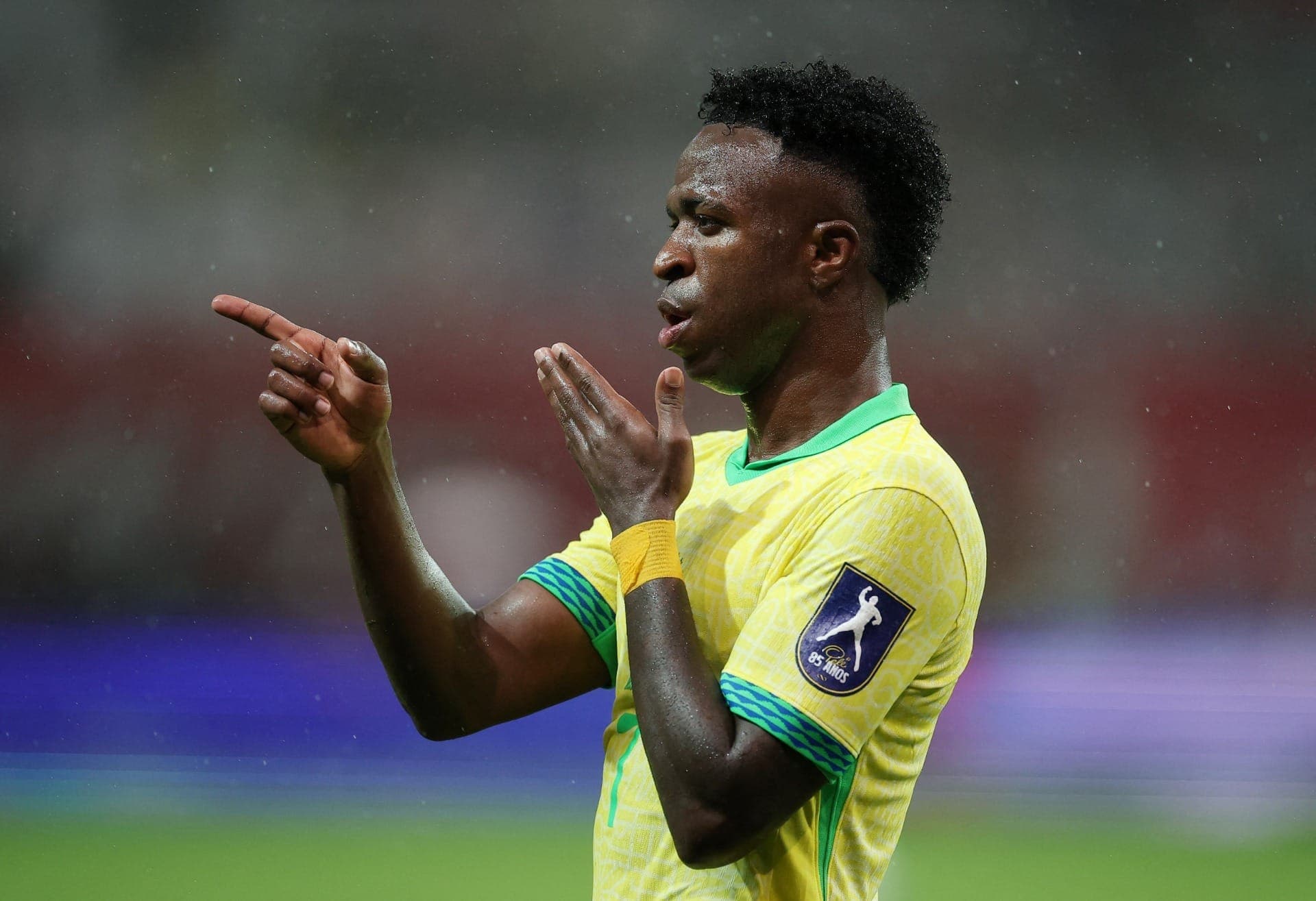Vini Jr., atacante da Seleção Brasileira