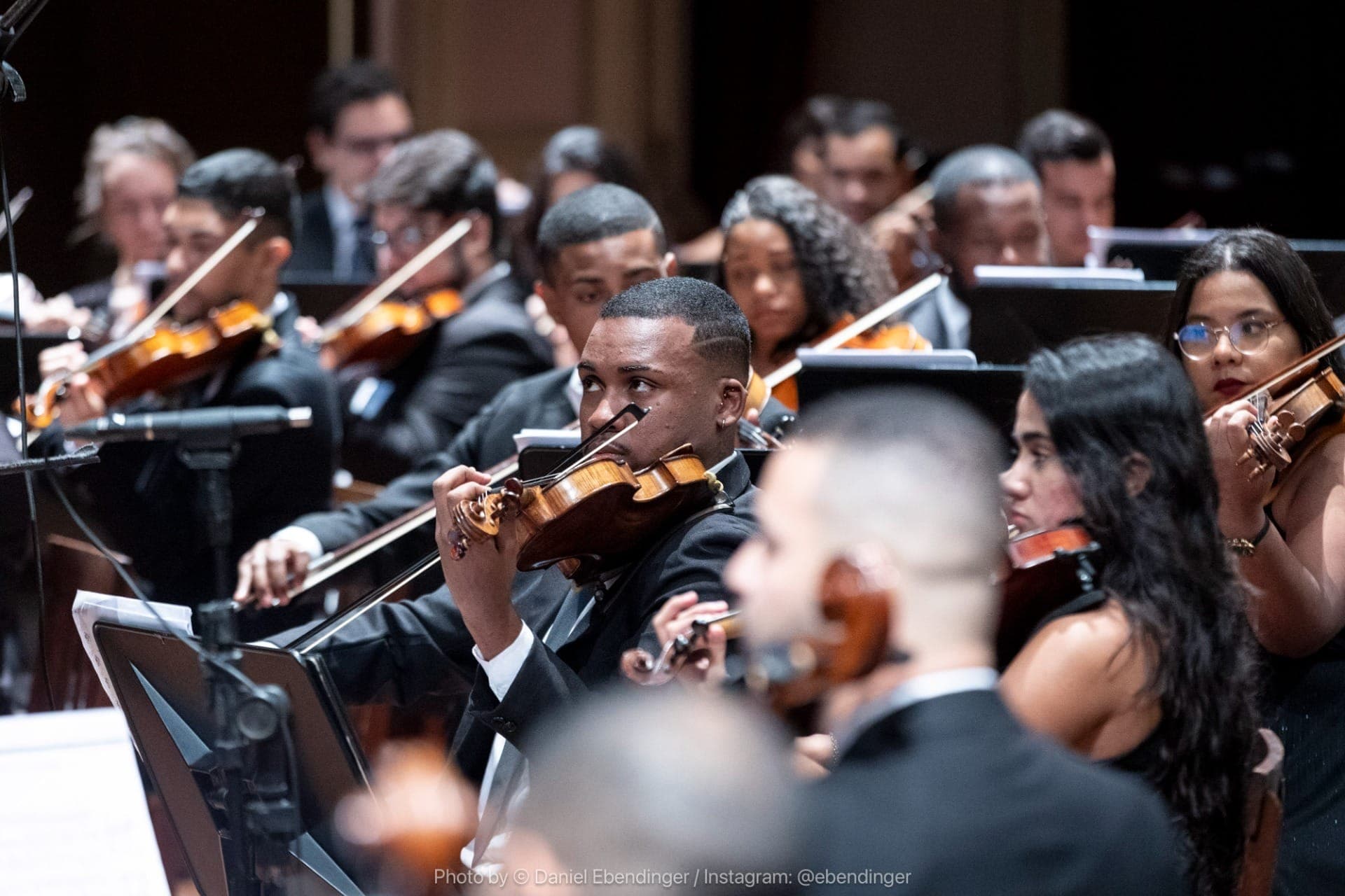 A Orquestra Sinfônica Jovem do Rio de Janeiro reúne 55 jovens de áreas de vulnerabilidade do estado