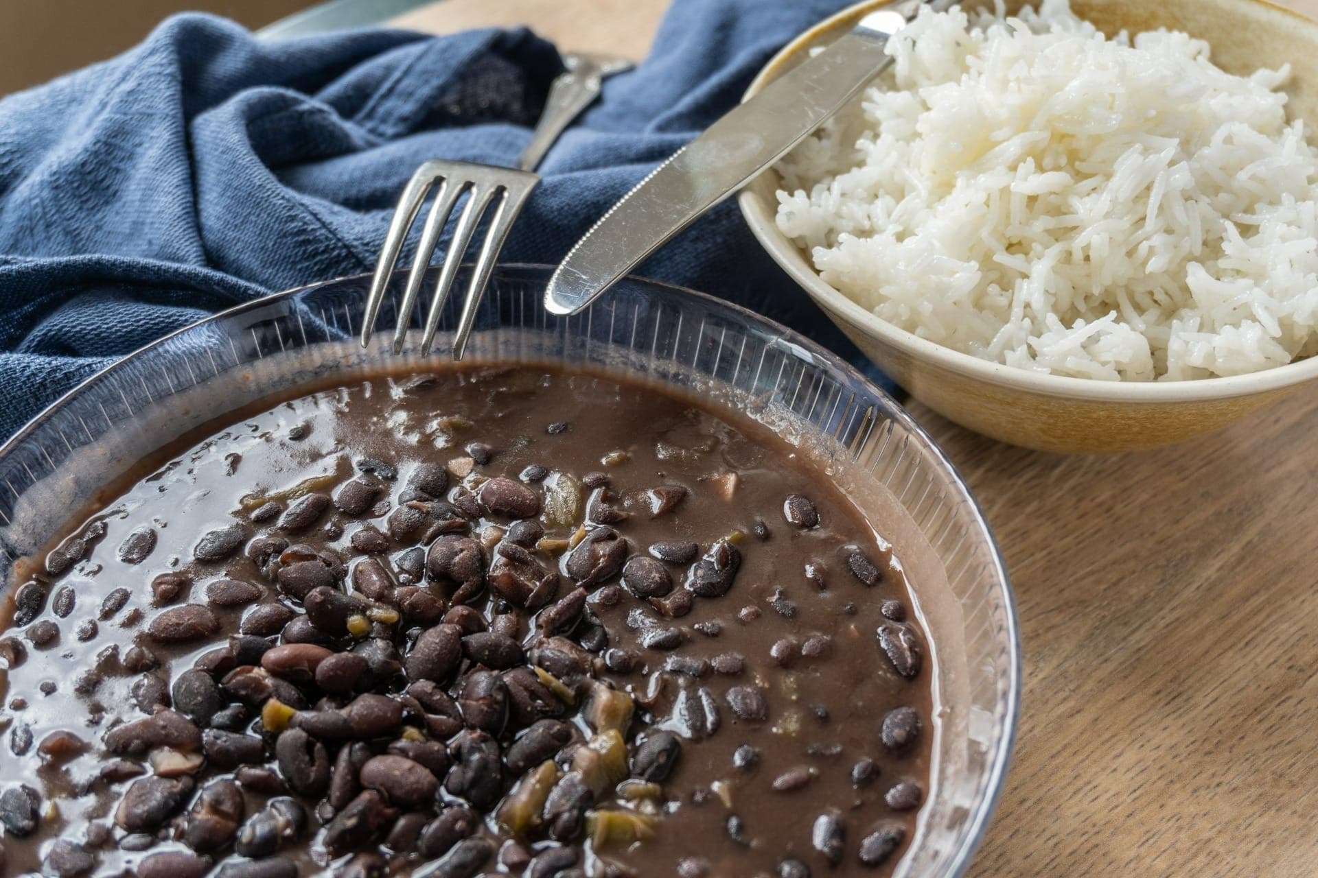 Arroz e feijão