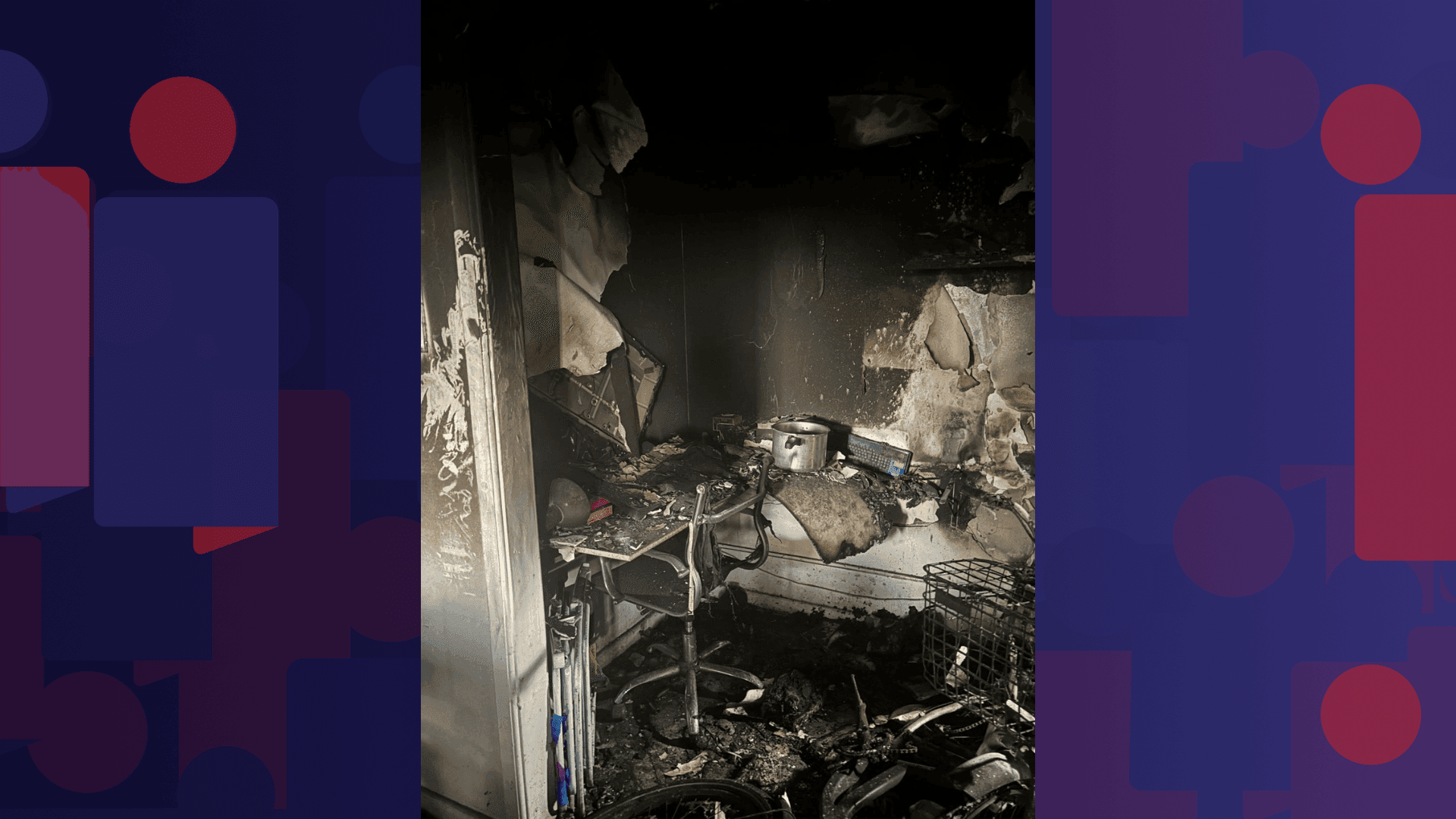 O incêndio veio após o estouro da bateria da bicicleta marca LEV