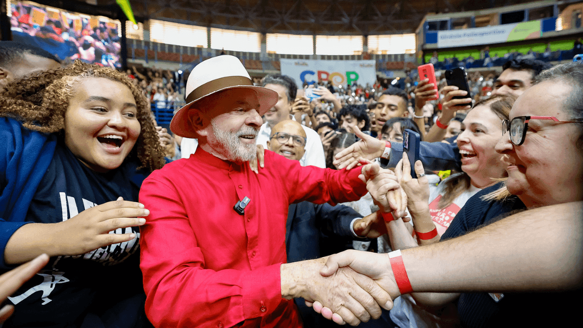 Lula em evento com jovens sobre o Enem em São Paulo