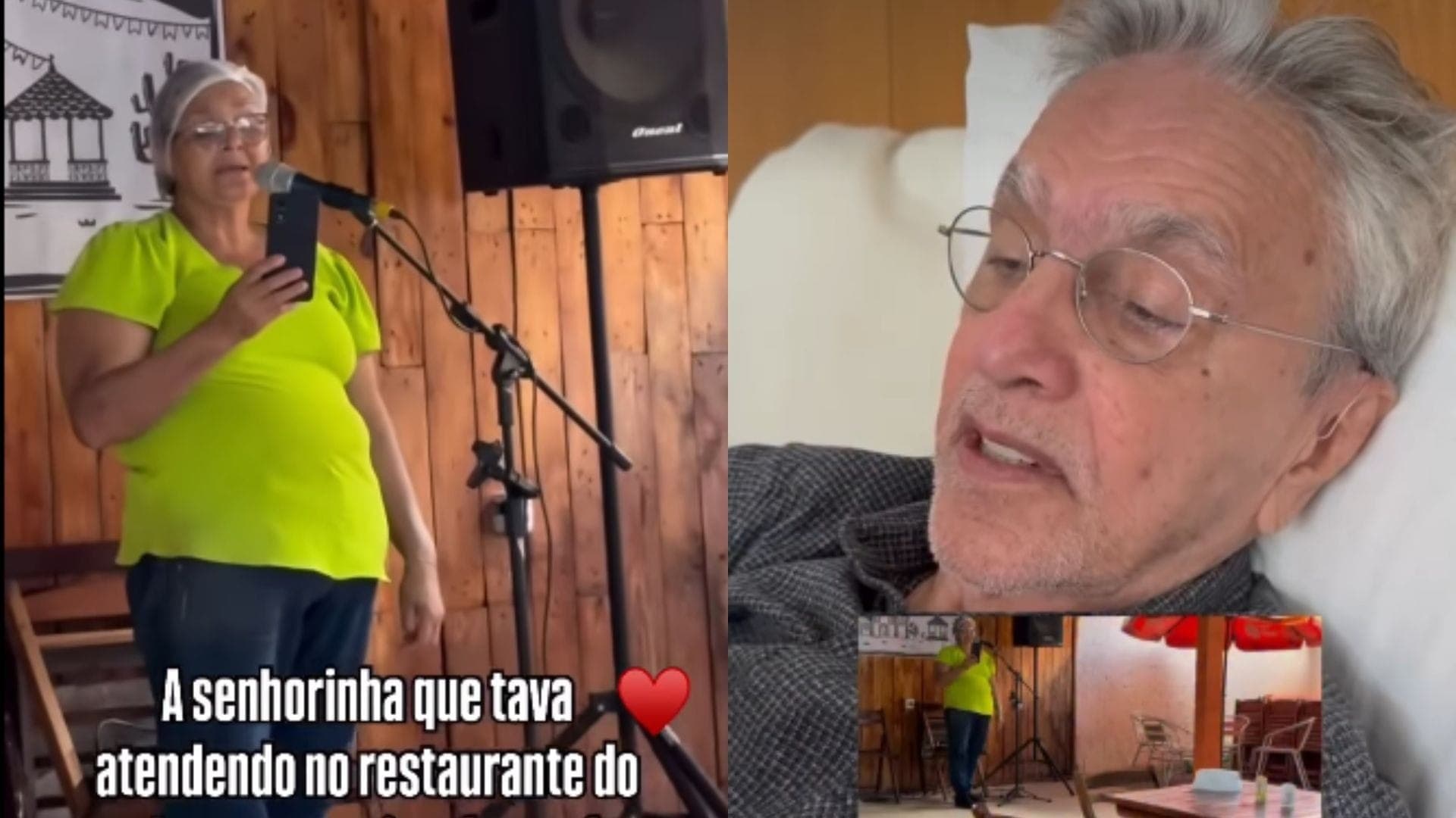 Dona Lila emocionou Caetano Veloso