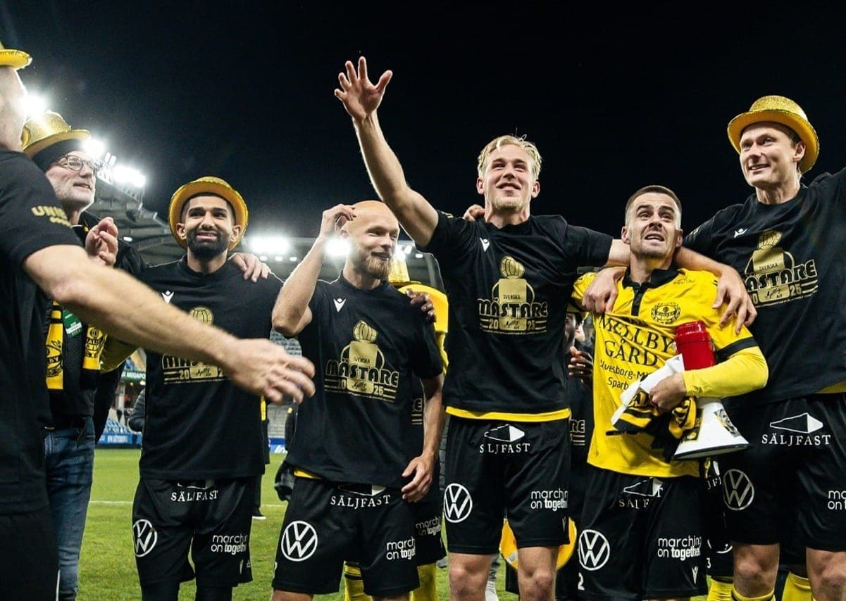 Mjällby comemora título