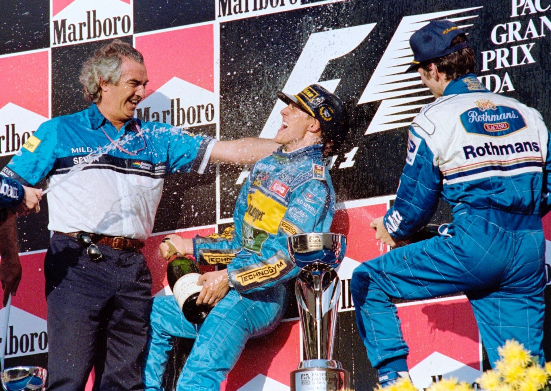 Bicampeonato de Michael Schumacher foi conquistado no GP do Pacífico de 1995