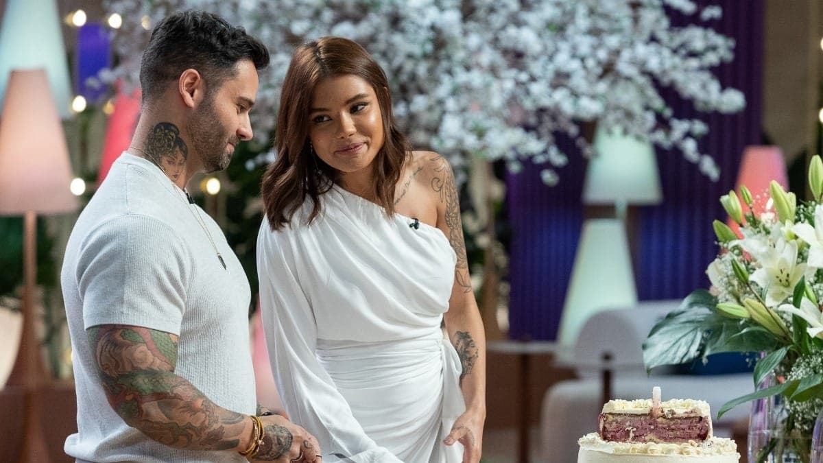 Diego Lozano e Deise Cardoso provam bolo no MasterChef Confeitaria