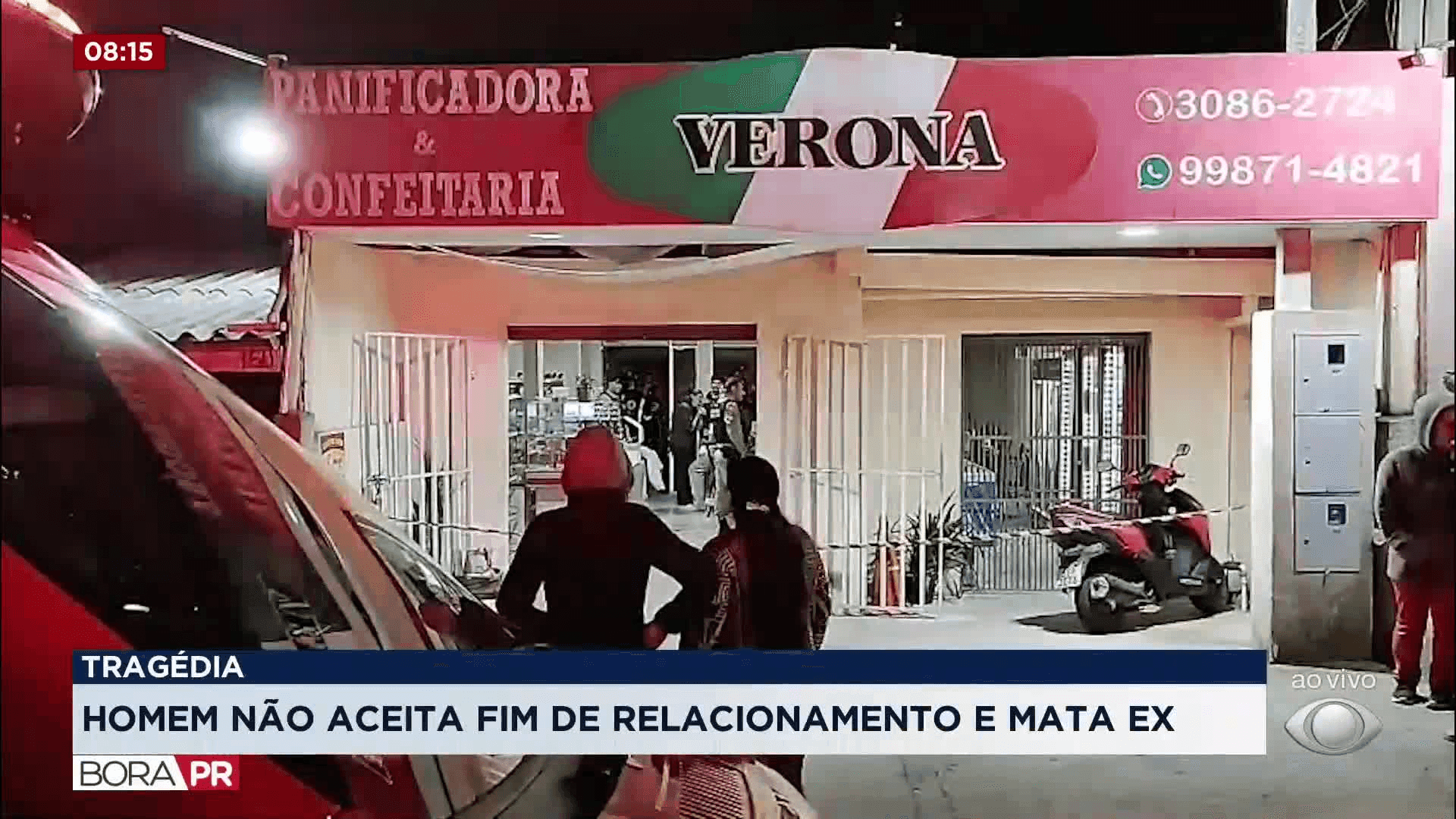 Homem mata ex-mulher com 15 facadas em panificadora de Curitiba