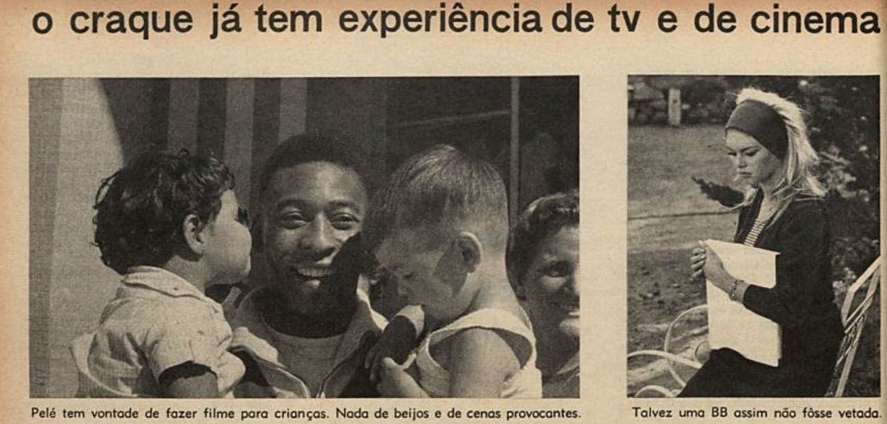 Pelé posa para reportagem que destaca carreira fora do futebol