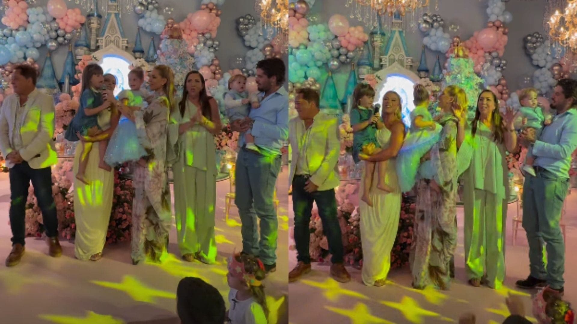 Leonardo no aniversário de Maria Flor
