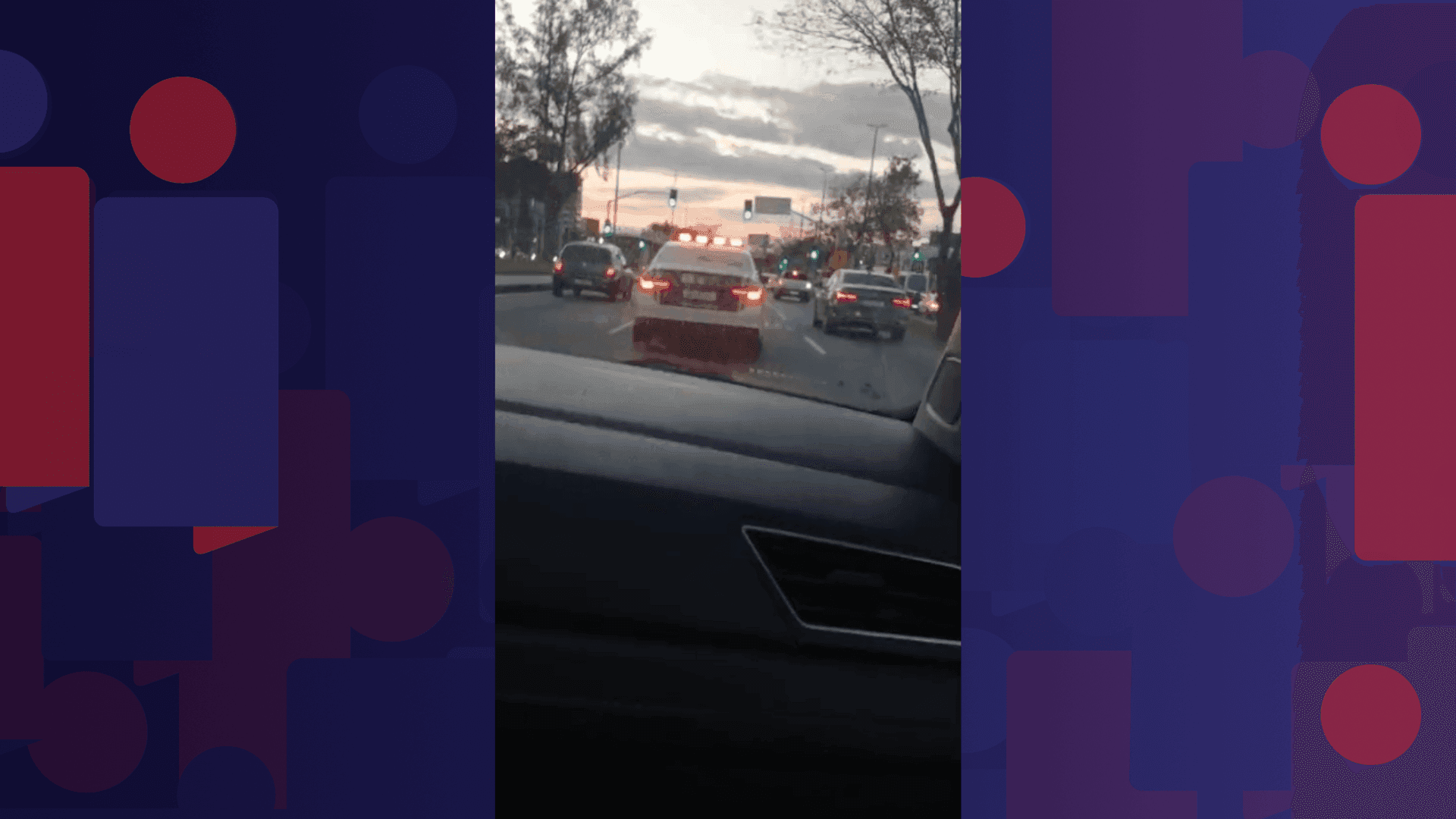 Luciana Moraes estava em serviço na altura do shopping Barra Point, na Avenida das Américas, quando foi abordada por um motoqueiro pedindo ajuda.