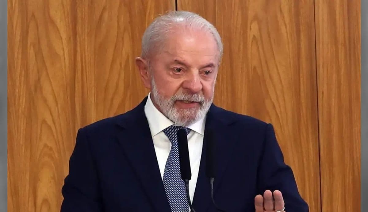 O presidente Luiz Inácio Lula da Silva