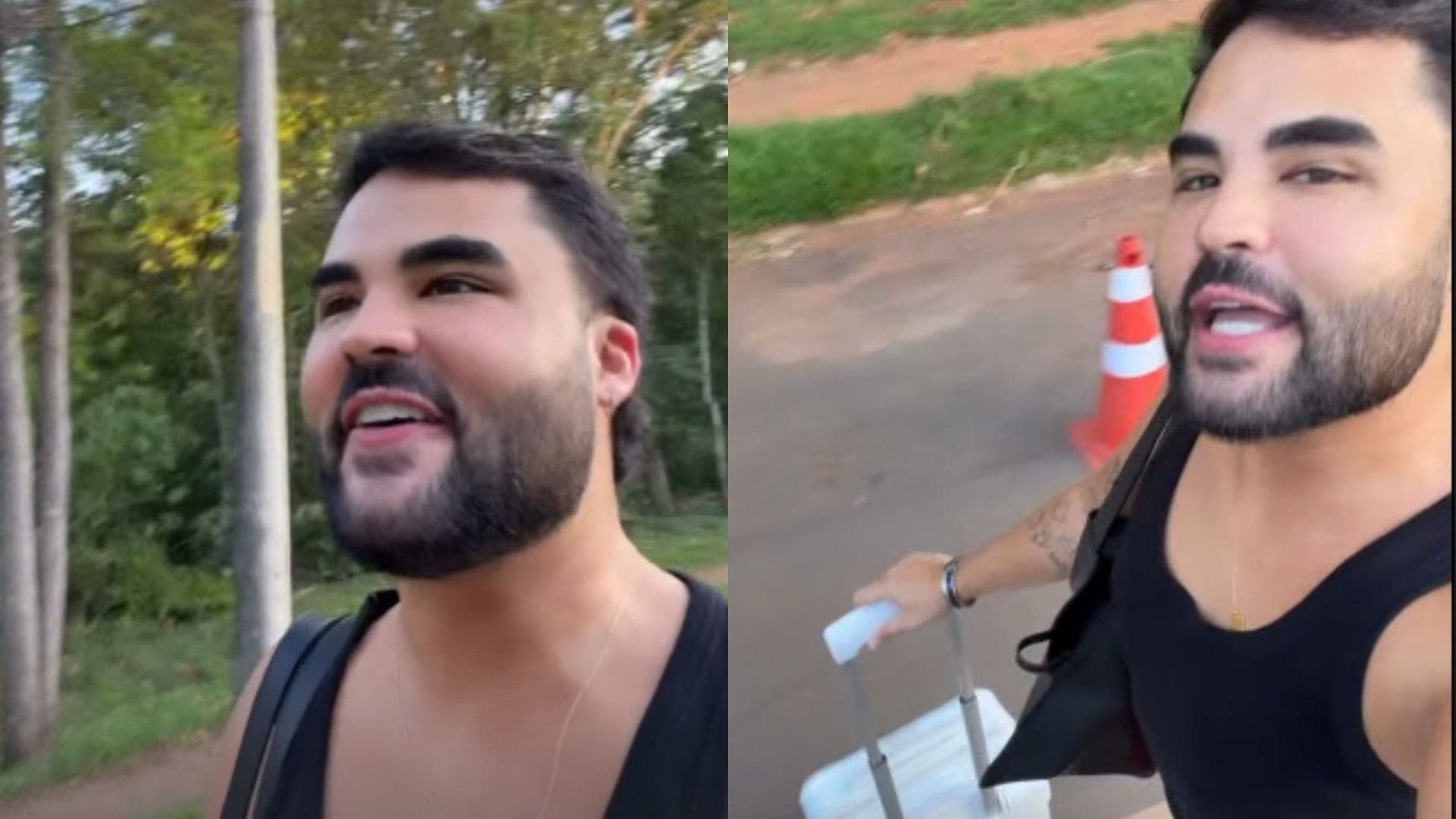 Lucas Guedez foi para a casa de Zé Felipe