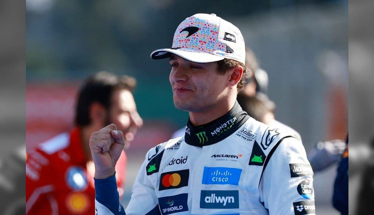 Lando Norris foi vaiado após vencer o GP do México