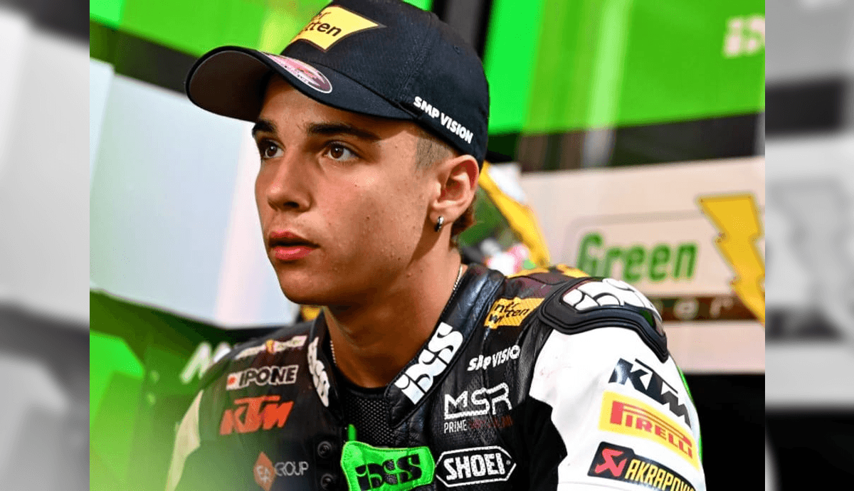 Noah Dettwiler se envolveu em acidente grave na Malásia na Moto3