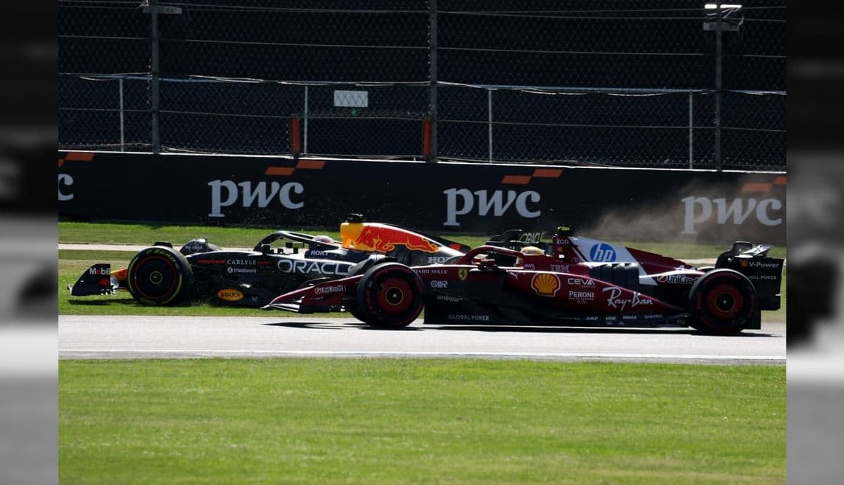 Verstappen e Hamilton brigam por posição no GP do México