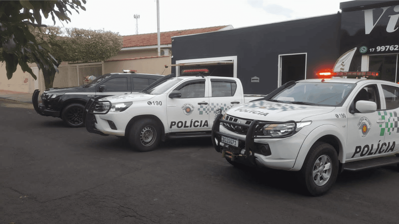 A ação está sendo feita pelas polícias Militar e Civil