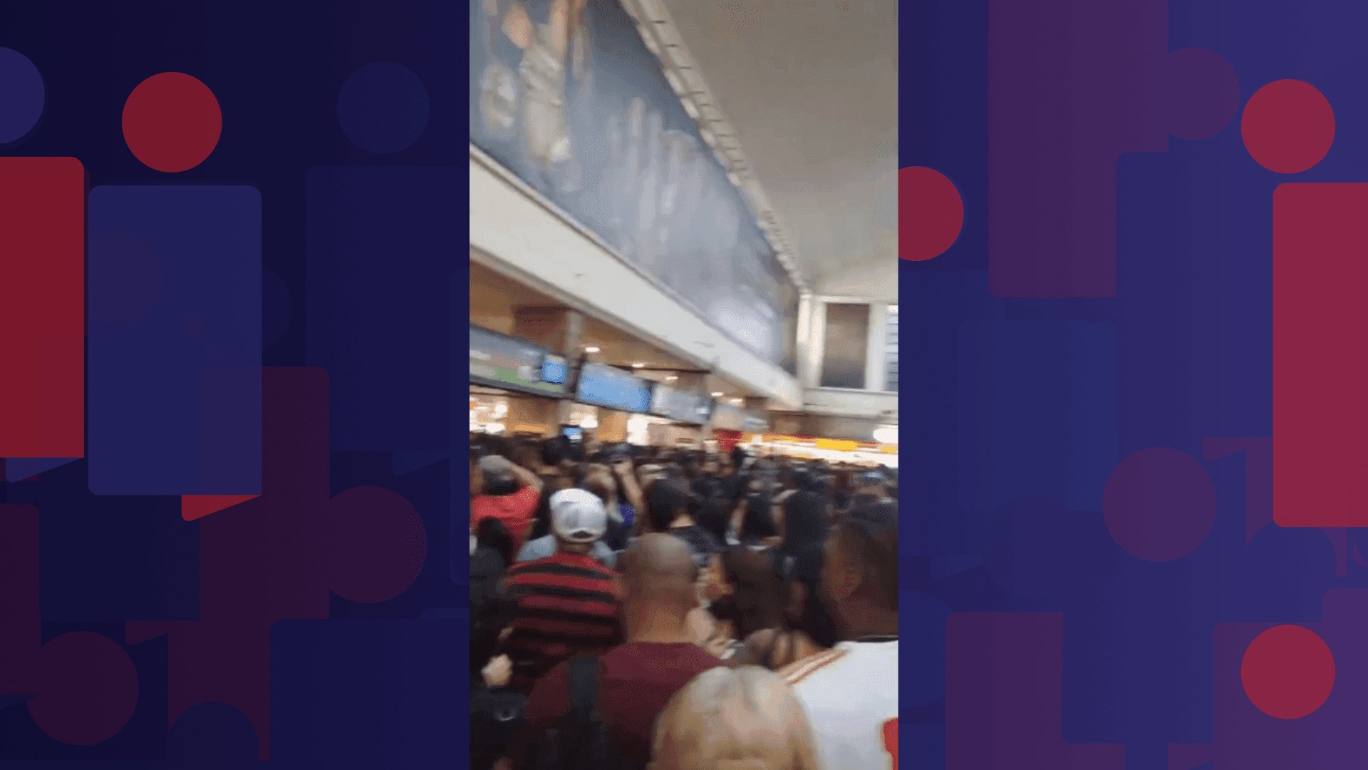A SuperVia antecipou o horário do pico vespertino para atender ao aumento de passageiros nas estações