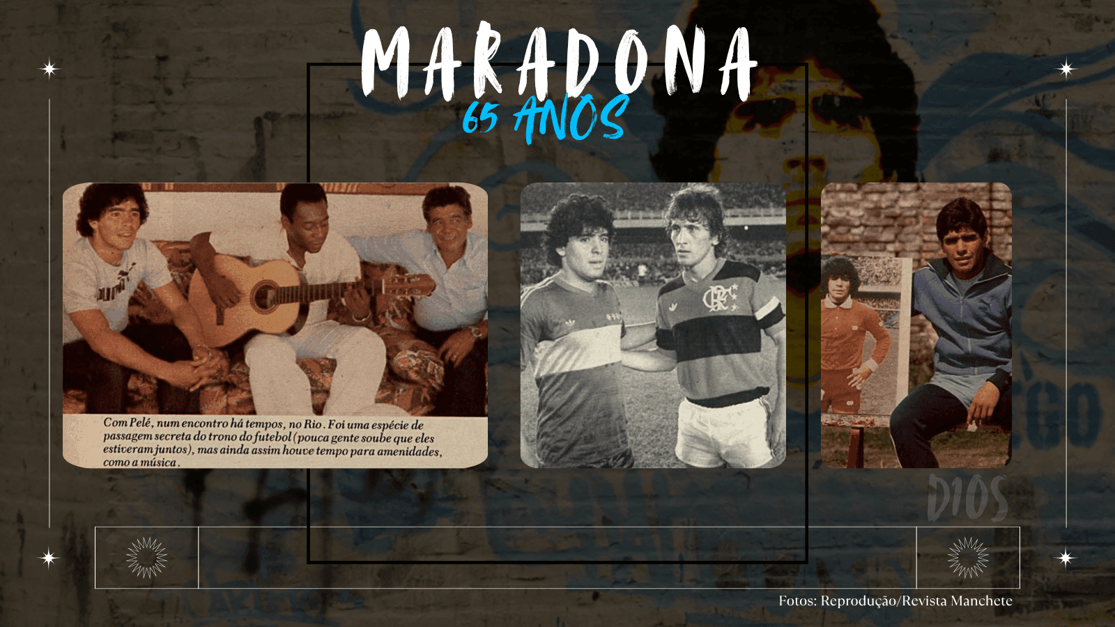 Maradona completaria 65 anos nesta quinta-feira (30)