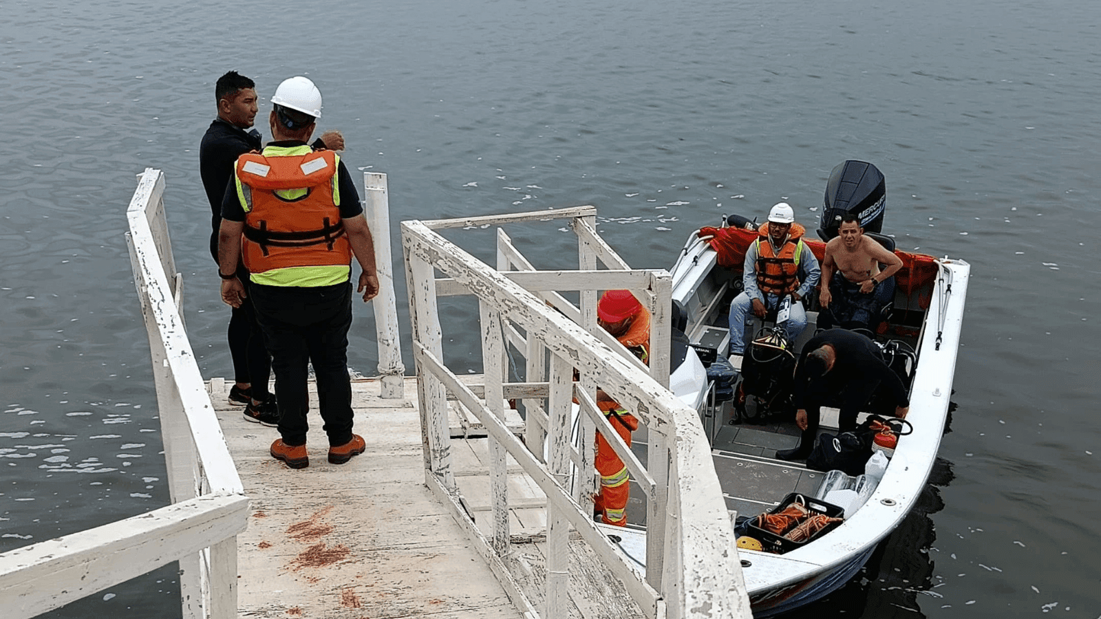 As equipes retomaram as buscas na manhã desta quinta-feira (30)