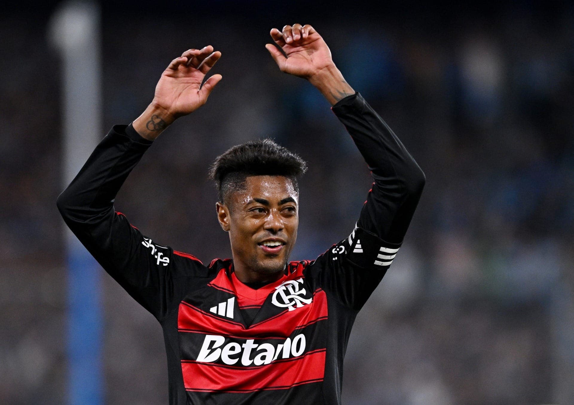 Bruno Henrique valorizou o trabalho defensivo do Flamengo contra o Racing