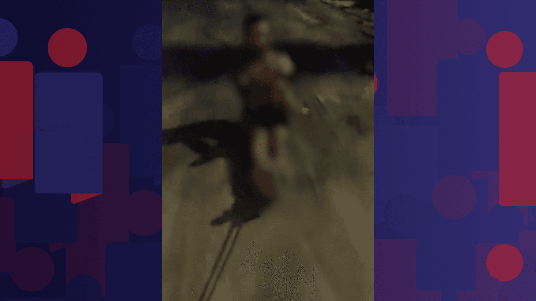 Homem sendo torturado por criminosos do Comando Vermelho