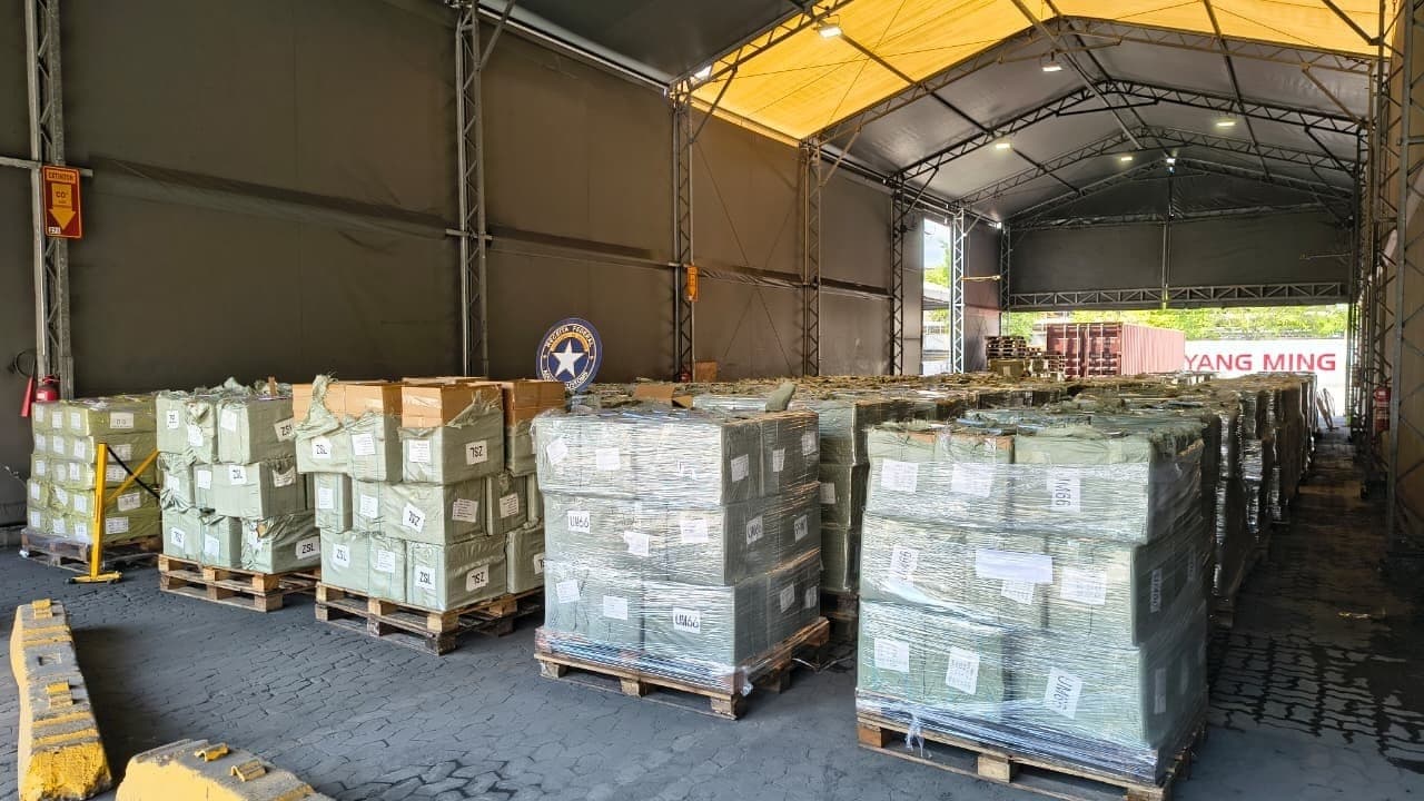 Os materiais foram selecionados pela equipe após verificar um laudo emitido pelo próprio detentor da marca.