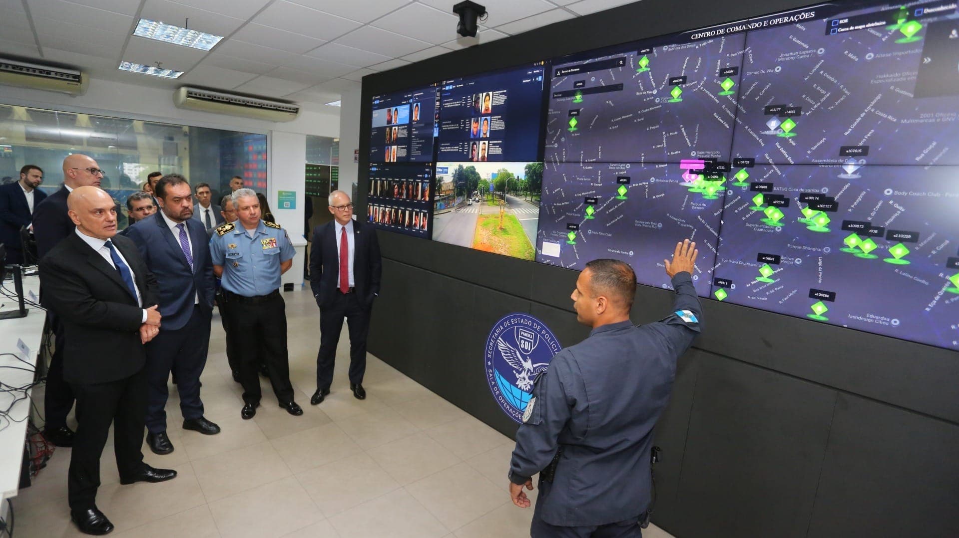 O CICC funciona como polo de integração das forças de segurança do estado, centralizando monitoramento de ocorrências, grandes eventos e situações emergenciais.