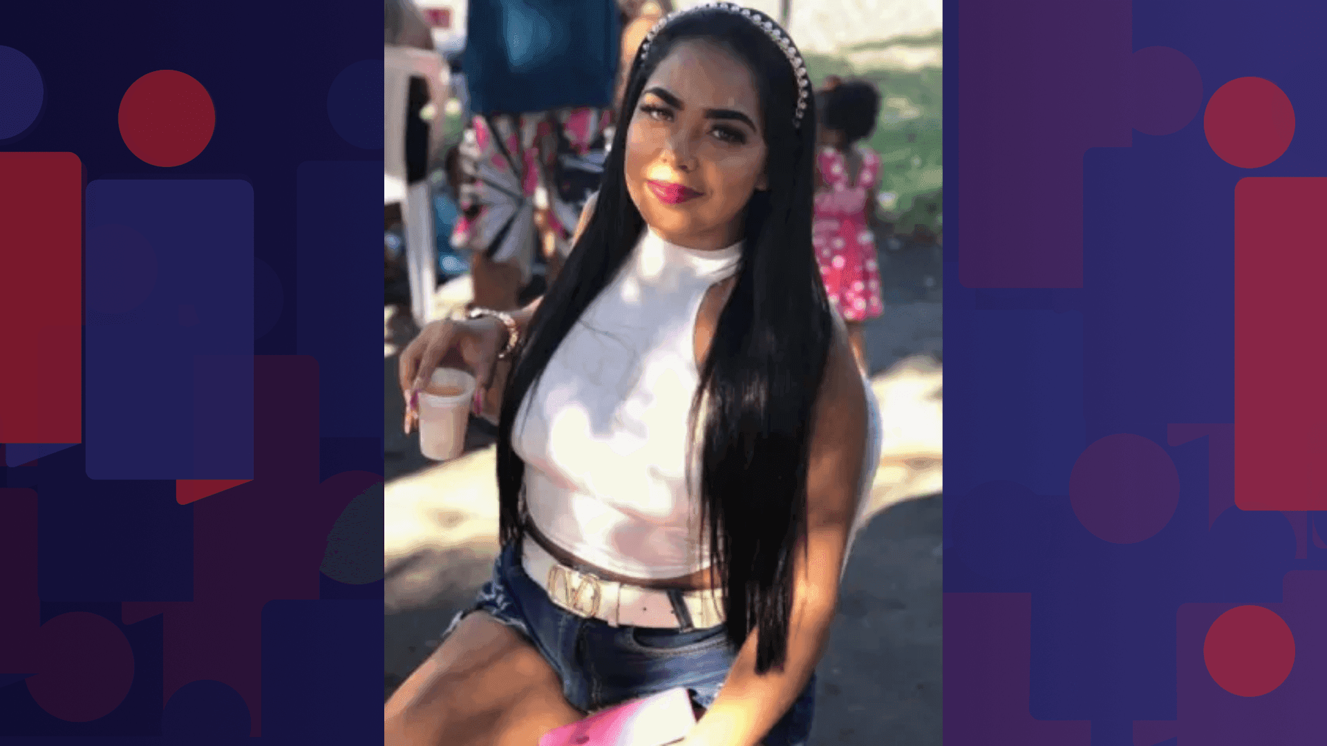Anne Caroline Nascimento Silva e o marido voltavam de uma comemoração em um restaurante quando foi atingida por um dos oito tiros de fuzil disparados contra o carro em que estava
