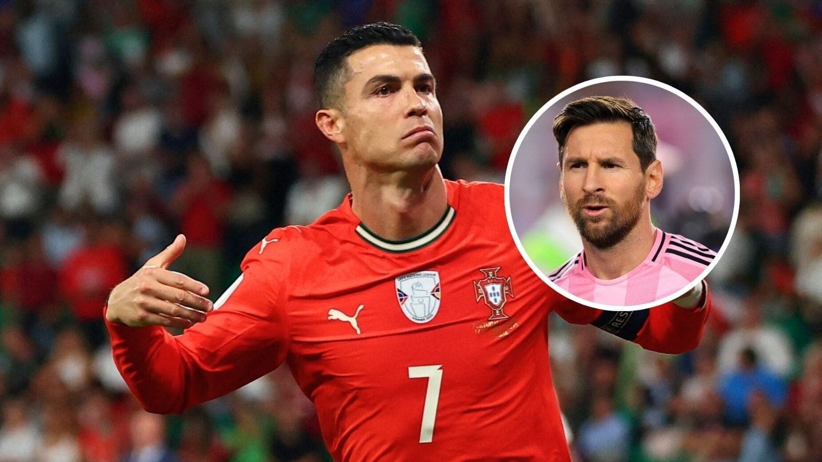 Cristiano Ronaldo e Messi