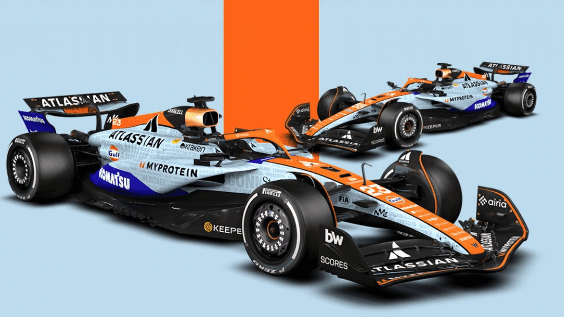 Pintura especial da Williams para o GP de São Paulo