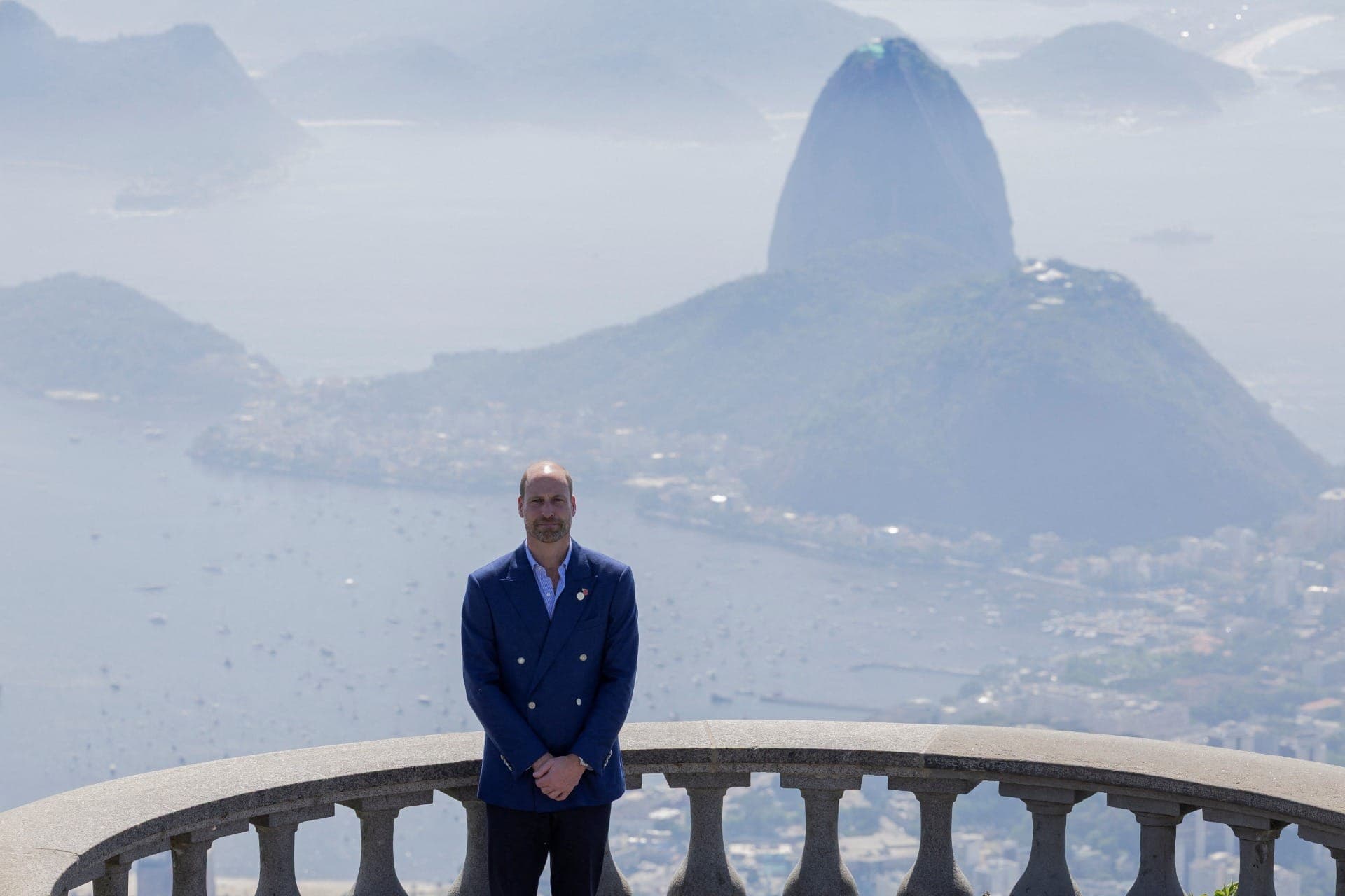 Príncipe William no Cristo Redentor