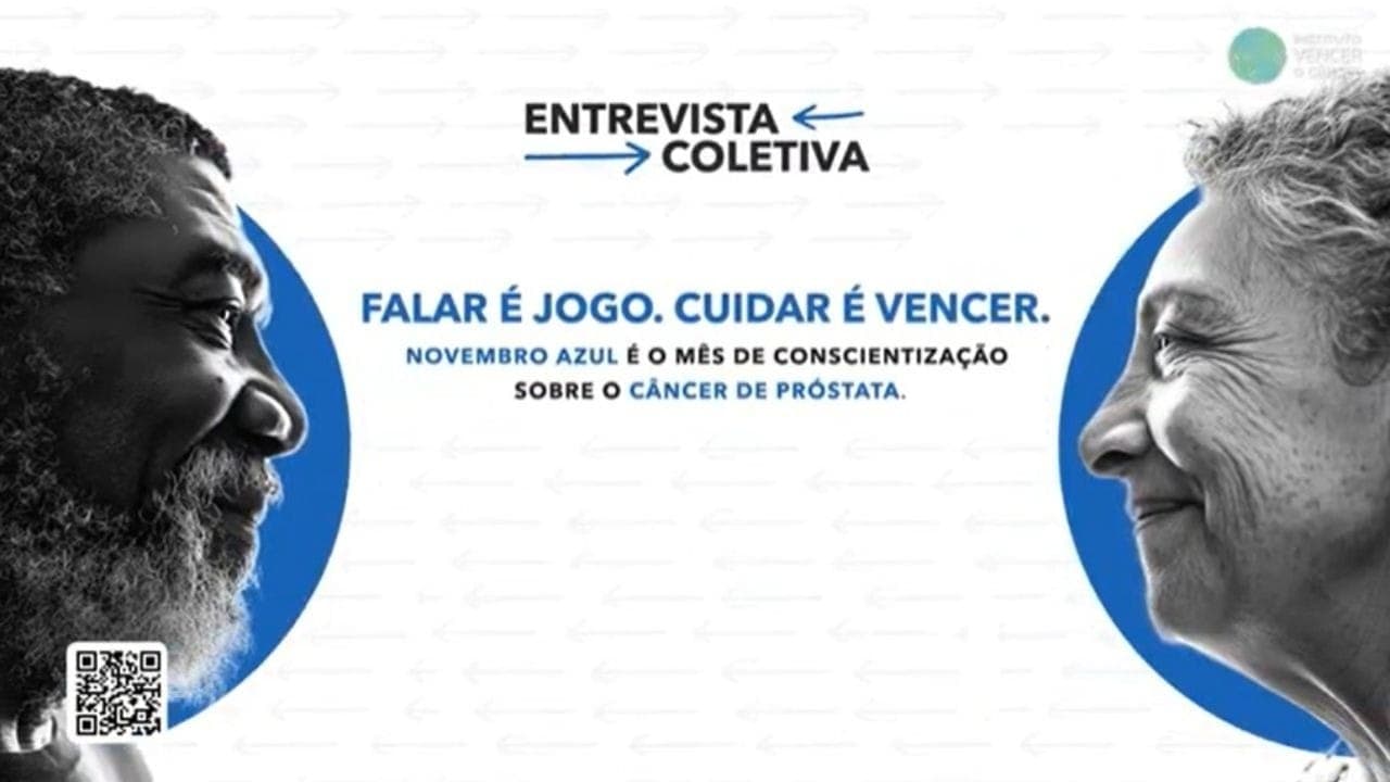 Instituto Vencer o Câncer lança neste Novembro Azul a campanha “Entrevista Coletiva”