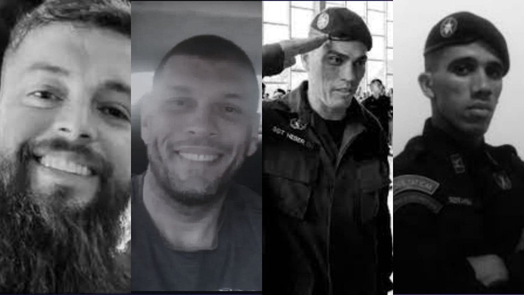Rodrigo Velloso Cabral, Marcus Vinícius Cardoso de Carvalho, Cleiton Serafim Gonçalves e Heber Carvalho da Fonseca