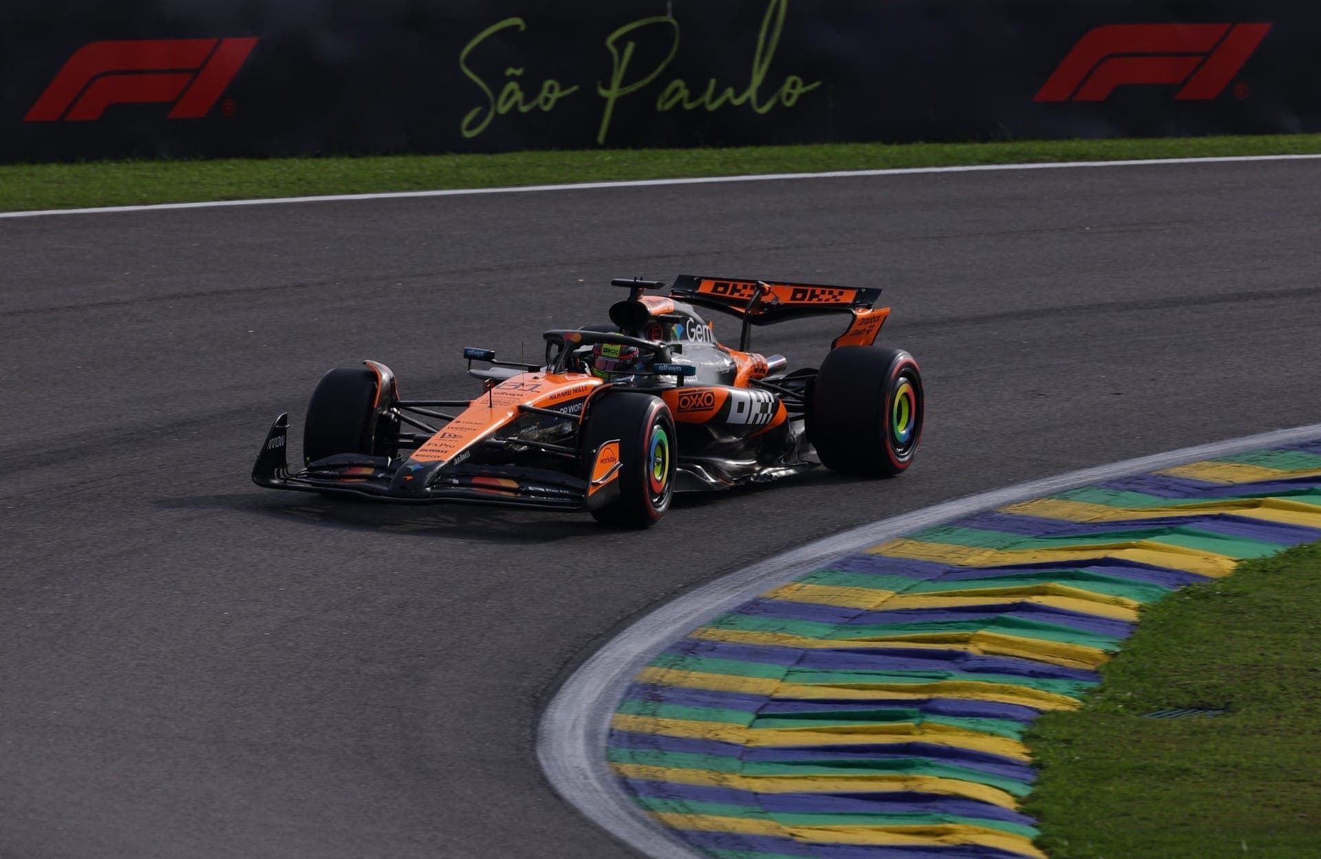 Lando Norris (McLaren) na classificação sprint do GP de São Paulo 2025