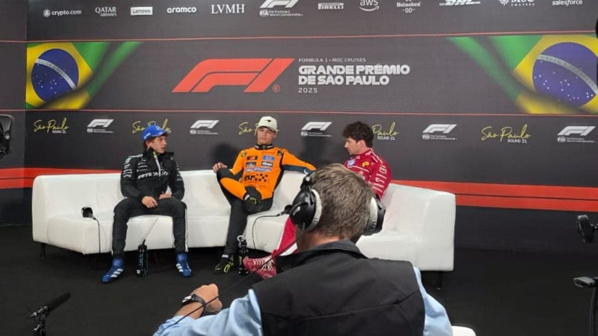 De P1 a P3: Norris, Antonelli e Leclerc projetam "frio" GP de São Paulo