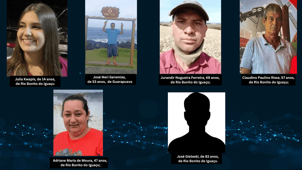 Saiba quem são as seis vítimas que morreram durante tornado no Paraná