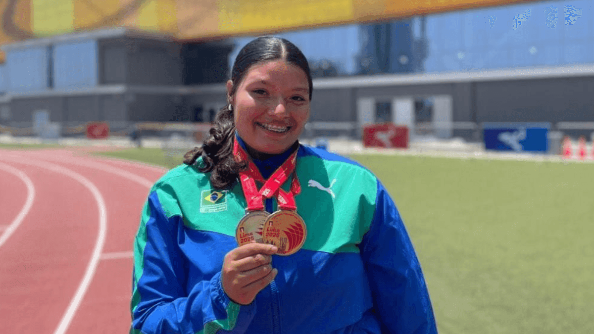 Atleta de Taubaté conquista ouro e prata no Campeonato Sul-Americano Sub-20 de Atletismo