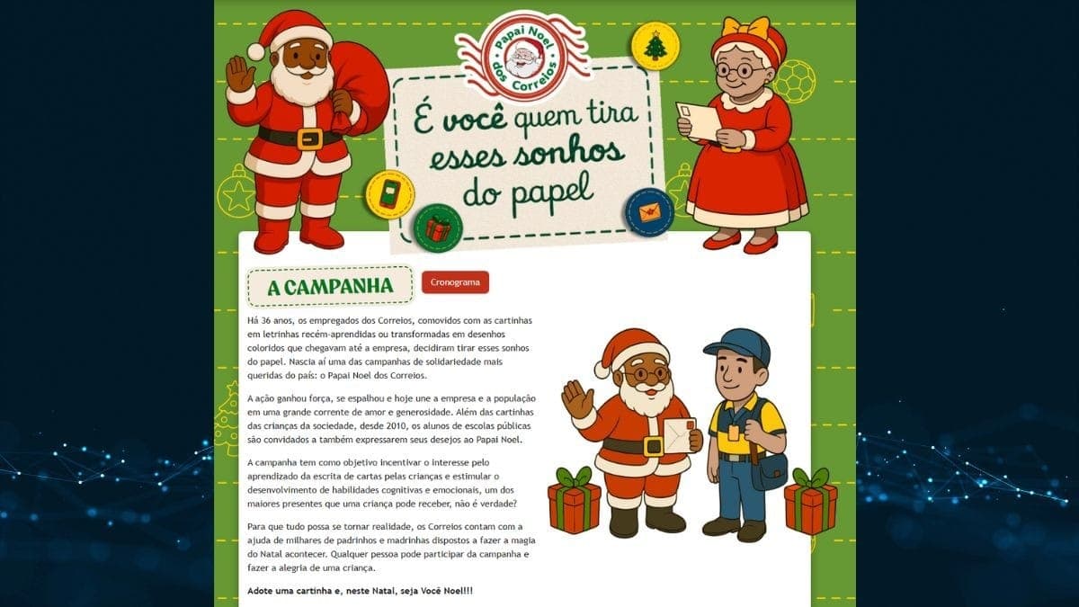 Correios lançam campanha Papai Noel no Paraná com 18 mil cartas