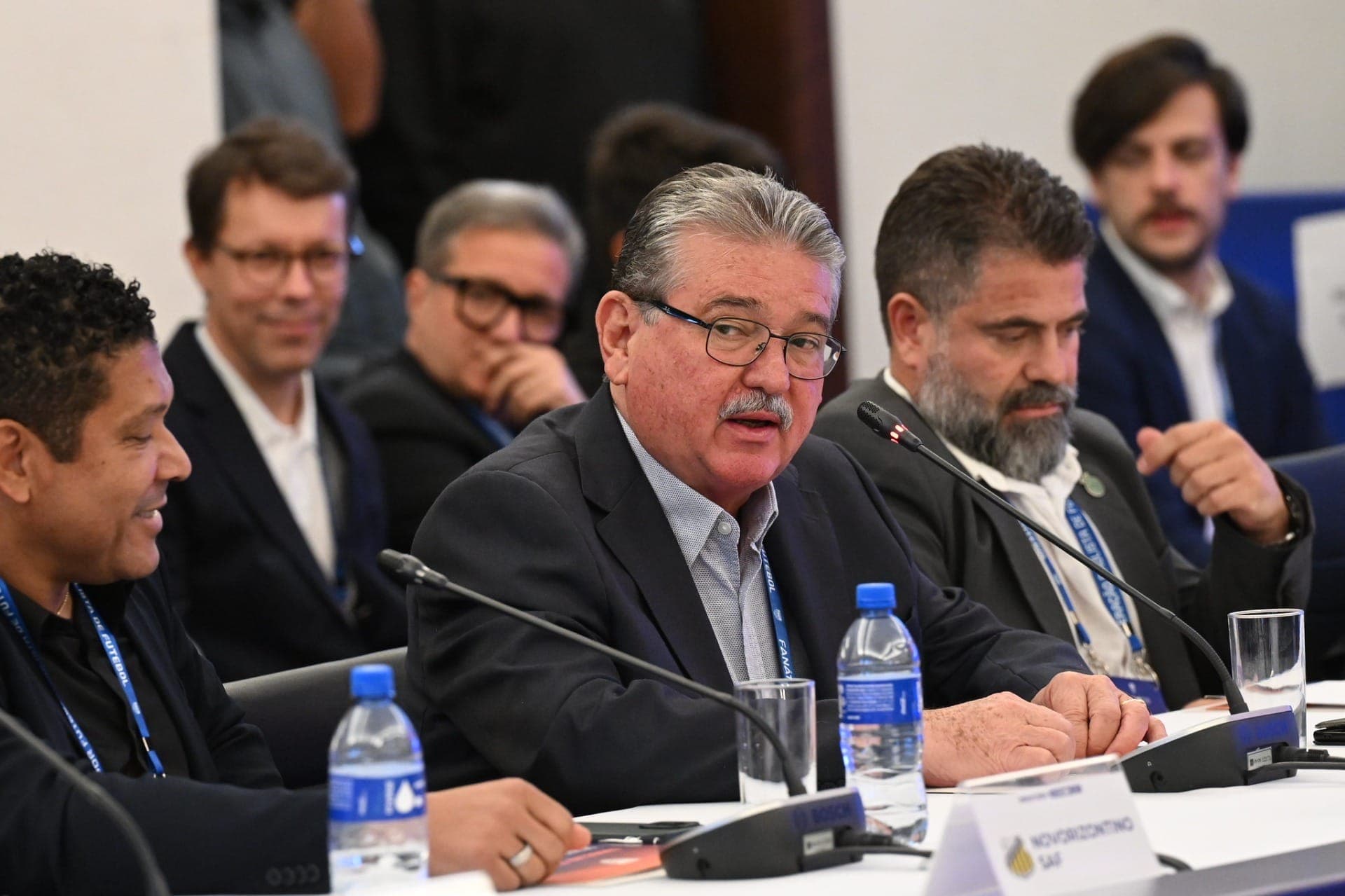 Edson Ermenegildo no congresso técnico do Paulistão 2026