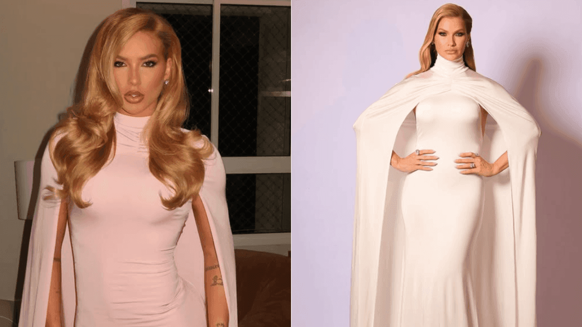 Virgínia e Andressa usam vestidos iguais, mãe de Zé Felipe comenta e gera polêmica