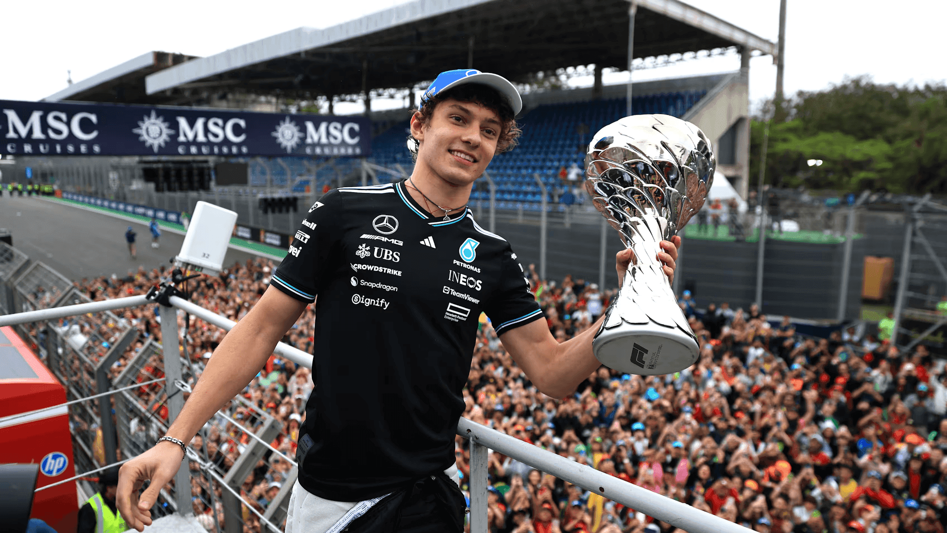 Wolff elogia atuação de Antonelli GP de São Paulo após melhor posição na carreira