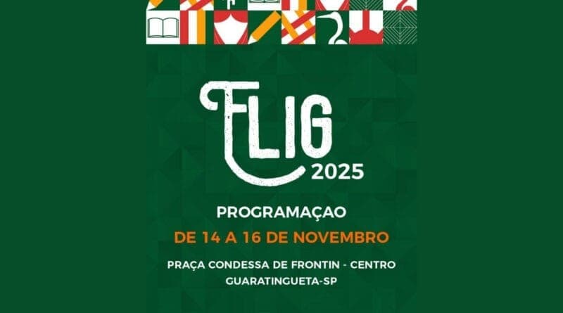 Guaratinguetá se prepara para a 6ª edição da Festa Literária!