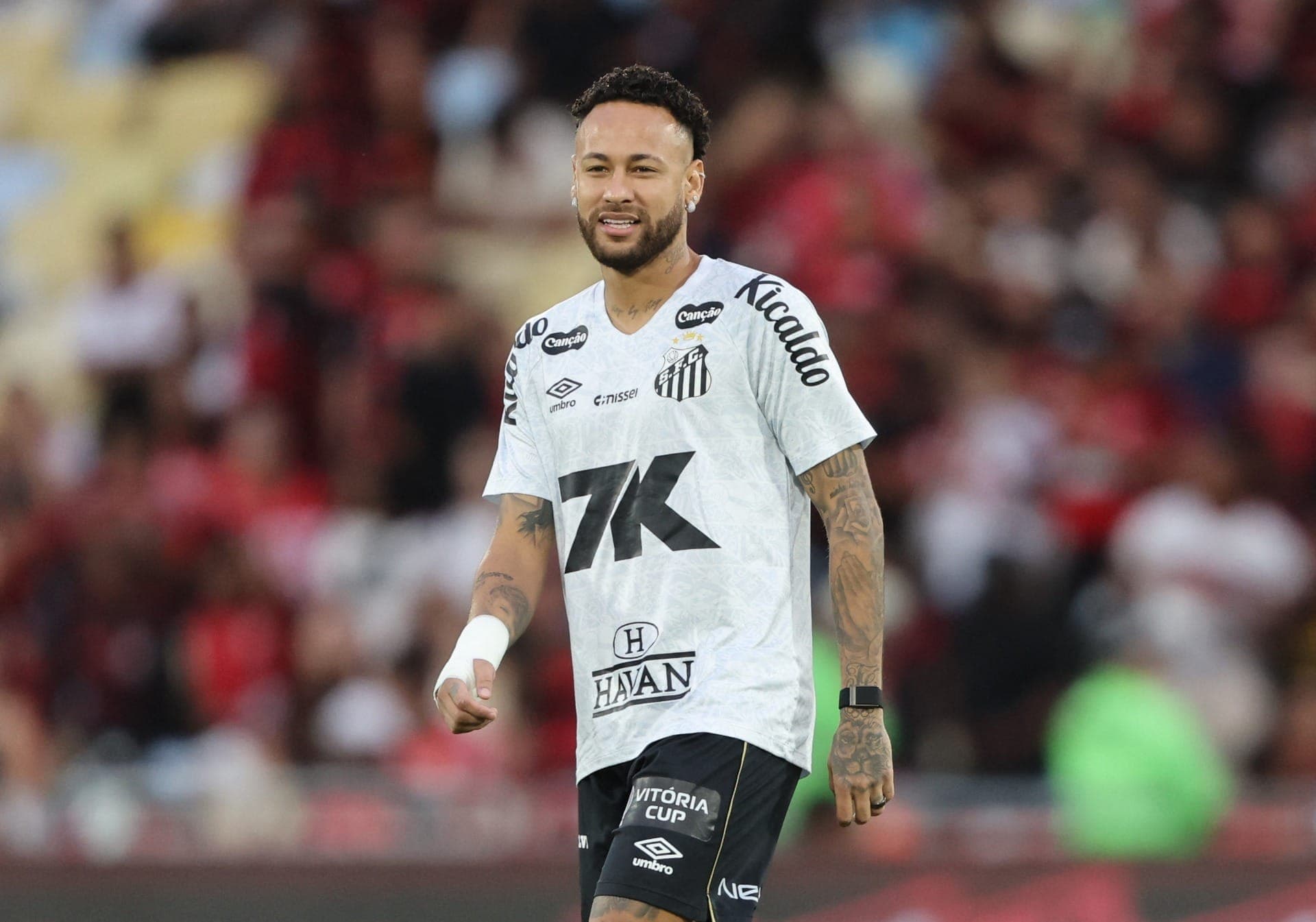 Neymar, atacante do Santos